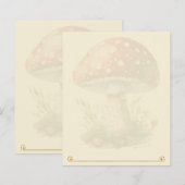 Papier Champignon Fantastique (Devant / Derrière)