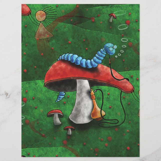 Papier Champignons magiques (Devant)