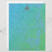 Papier Chandelier de coco - (Changer de couleur) (Devant / Derrière)