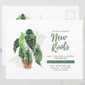 Papier Changement d'adresse budgétaire Faire-part de dépl (Devant / Derrière)