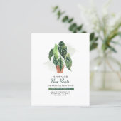 Papier Changement d'adresse Déménagement du Faire-part d' (Debout devant)