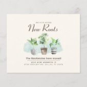 Papier Changement d'adresse Faire-part de déplacement (Devant)