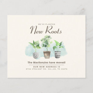 Papier Changement d'adresse Faire-part de déplacement