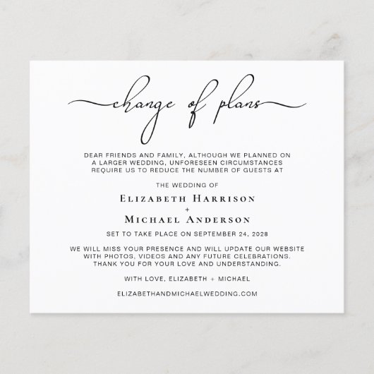 Papier Changement de budget Plans Script Mariage Faire-pa (Devant)