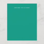 Papier Changement de plan Date Greenery Eucalyptus Event (Dos)