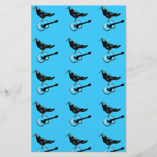 Papier chant de guitare raven