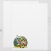 Papier Chantez une chanson de six sous, Comptine de nurse (Devant / Derrière)