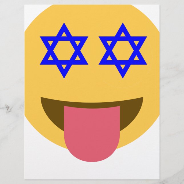 Papier chanukkah hanoukka emoji (Devant)