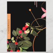 Papier Chapitre de recette | Casseroles | Cerises noires (Dos)