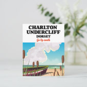 Papier Charlton Undercliff Beach, affiche de voyage du Do (Debout devant)