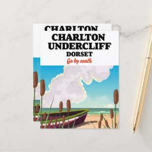 Papier Charlton Undercliff Beach, affiche de voyage du Do