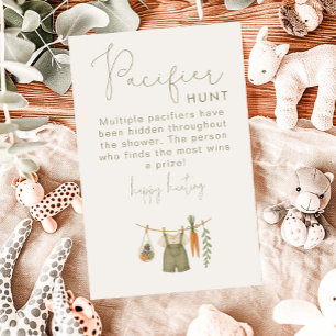 Papier Chasse au Pacifique de Baby shower cultivé localem