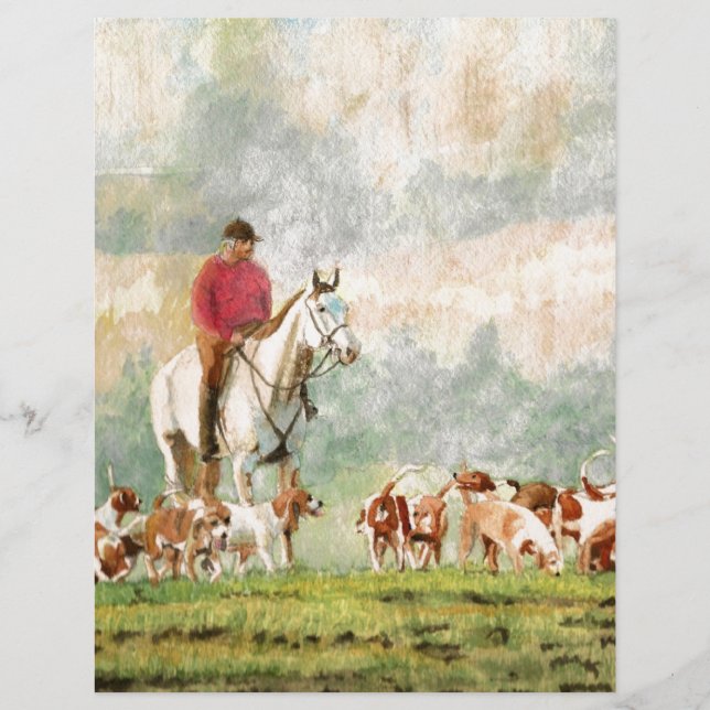 Papier Chasse au renard (Devant)