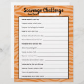 Papier Chasse facile de bureau chasse brise glace jeu (Devant / Derrière)