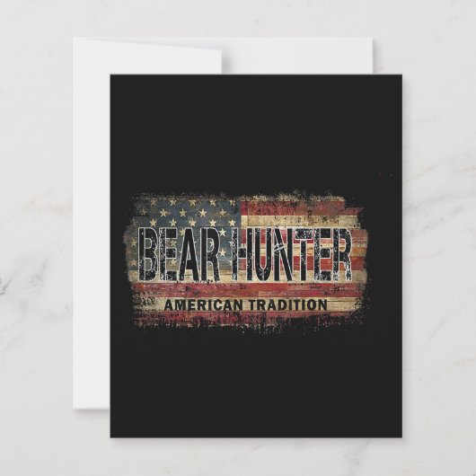 Papier Chasseur d'ours américain (Devant)