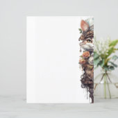 Papier Chat 8 Noël chaton de vacances (Debout devant)