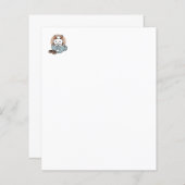 Papier Chat adorable en Mug Conception de vacances - Chat (Devant / Derrière)