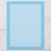 Papier Chat bleu avec Violon (Dos)