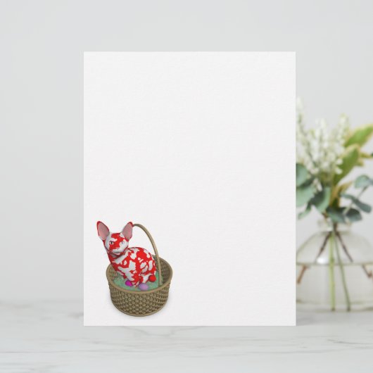 Papier Chat Bunny de Pâques (Debout devant)