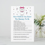 Papier Chat Comment bien connaissez-vous le jeu baby show (Debout devant)