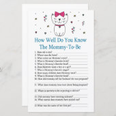 Papier Chat Comment bien connaissez-vous le jeu baby show (Devant / Derrière)