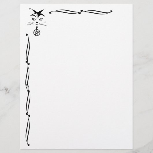 Papier Chat Wiccan (Devant)
