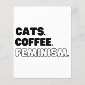 Papier Chats Café Féminisme (Dos)