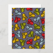 Papier Chats plus bananes (Devant / Derrière)