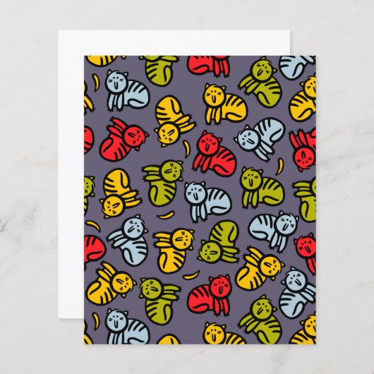 Papier Chats plus bananes (Devant / Derrière)