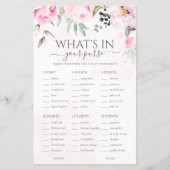 Papier Chaussures Florales Roses Dans Votre Jeu De Fête d (Devant)