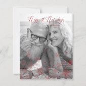 Papier Cheap Gold Christmas Snowflakes Happiest Holidays (Devant)