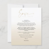 Papier Cheap Modern Gradient Minimalist Photo Couple (Dos)