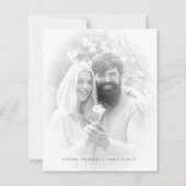 Papier Cheap Vellum Effect Elegant Minimalist Black White (Dos)