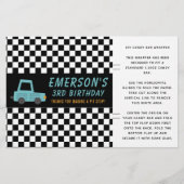 Papier Checker Flag Car Pitstop Bar Wrapper Favoriser (Devant)