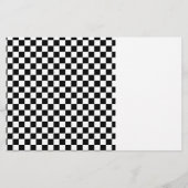 Papier Checker Flag Car Pitstop Bar Wrapper Favoriser (Dos)