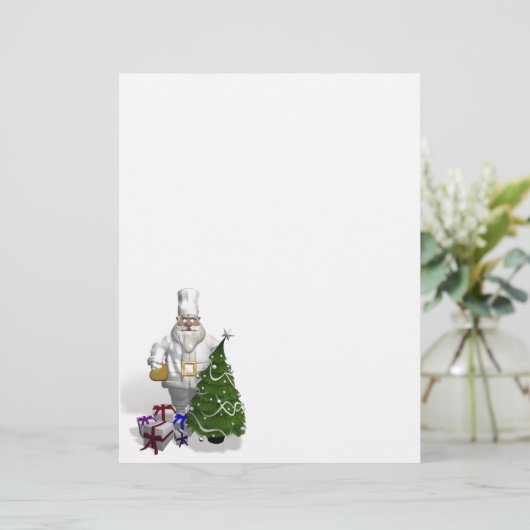 Papier Chef du Père Noël doux (Debout devant)