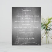 Papier Cher bon Santa (Debout devant)