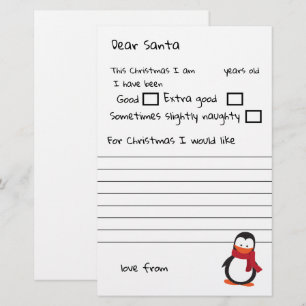 Papier Cher Père Noël Une Lettre Personnalisée Au Père No