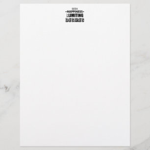 Papier Chercher Le Bonheur En Limitant Les Désirs