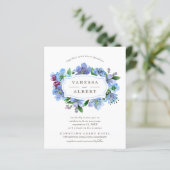 Papier Cherry Blossom Élégant cadre Mariage (Debout devant)