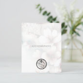 Papier Cherry Blossom Mariage photo Code QR (Debout devant)