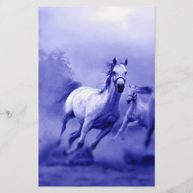 Papier Cheval de course (Devant)