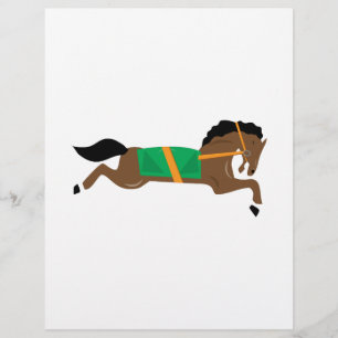 Papier Cheval de course