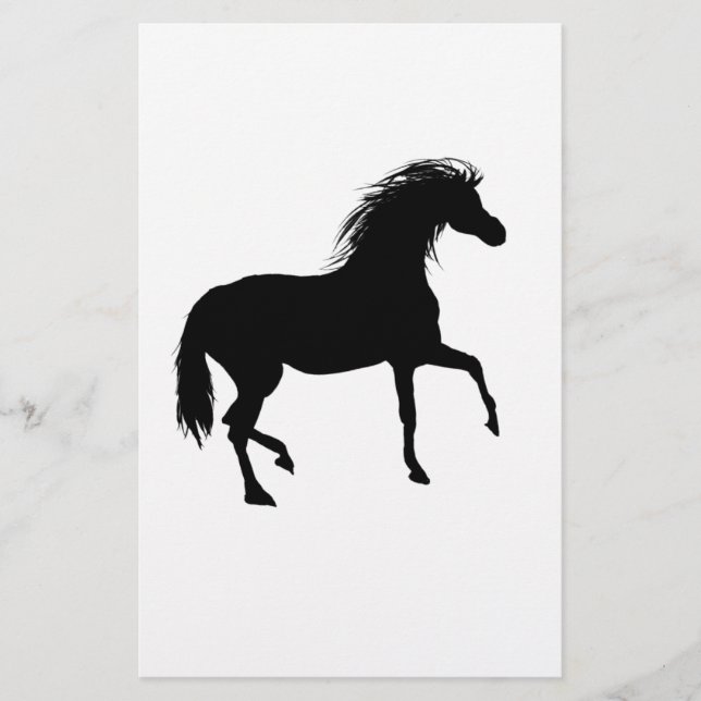 Papier Cheval noir (Devant)