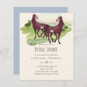 Papier Cheval Pays Thématique Western Rustic Mariage (Devant / Derrière)