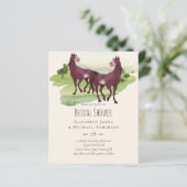 Papier Cheval Pays Thématique Western Rustic Mariage (Debout devant)