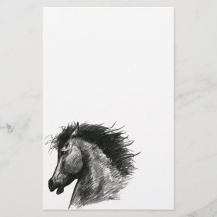 Papier Cheval Sauvage Fougueux
