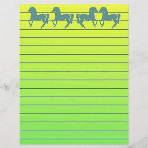 Papier Chevaux