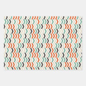 Papier Chevron Moderne - Enveloppement Cadeau Colo (Devant)