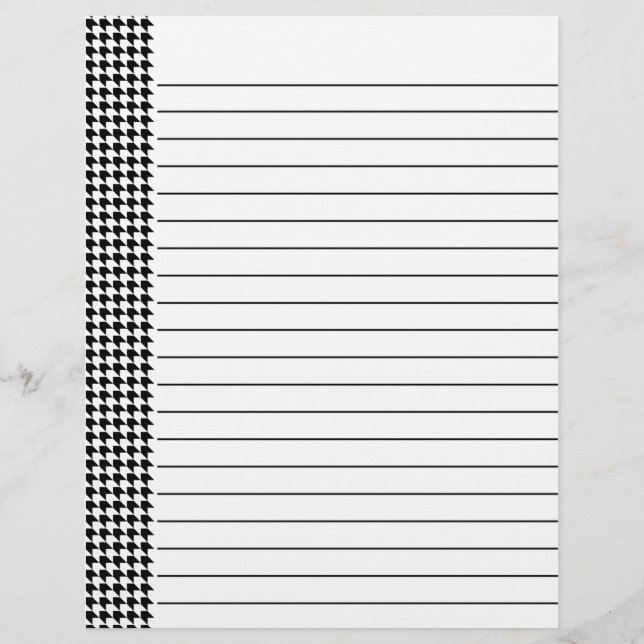 Papier Chevron noir n blanc (Devant)